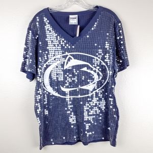 *New* PINK Penn State University Sequin Fan Top